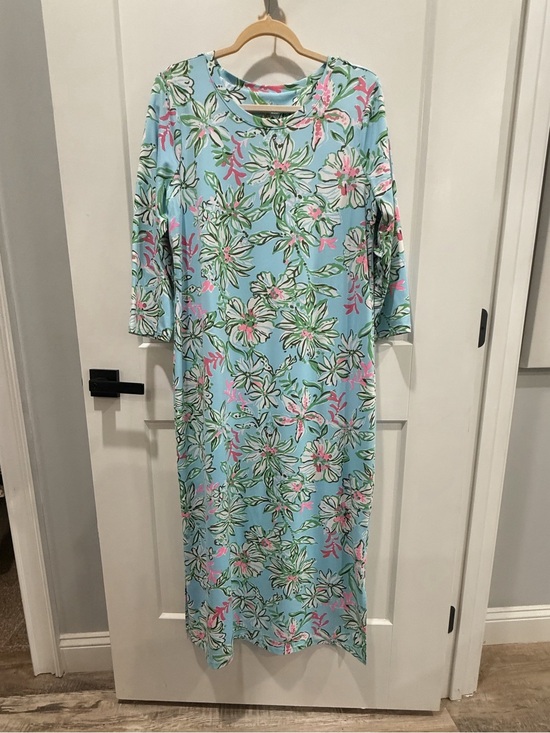 Lilly Pulitzer Dresses & Skirts - Lilly Pulitzer Deena Mint Green Floral Midi Dress Retail $238